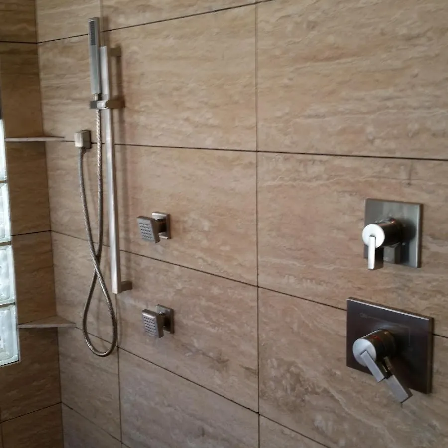 Shower fixture installation for Water Heater Replacement in Kenilworth